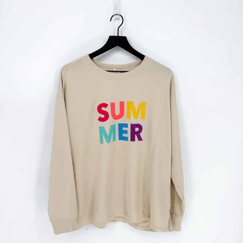☀️ 3/$25 Maurices Plus Size Summer Relaxed Fit Sweatshirt | XXL